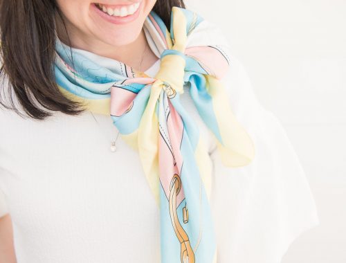 How to Style a Silk Scarf, Different Ways to Wear a Scarf